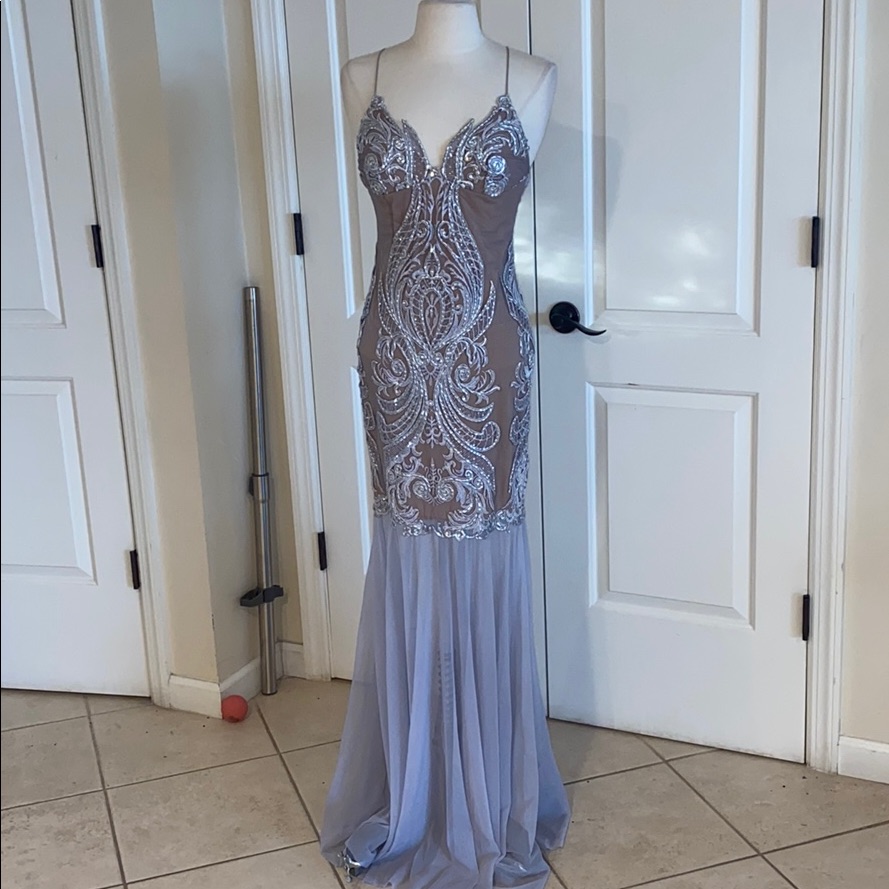 New Baccio Couture Gown In Perfect Condition